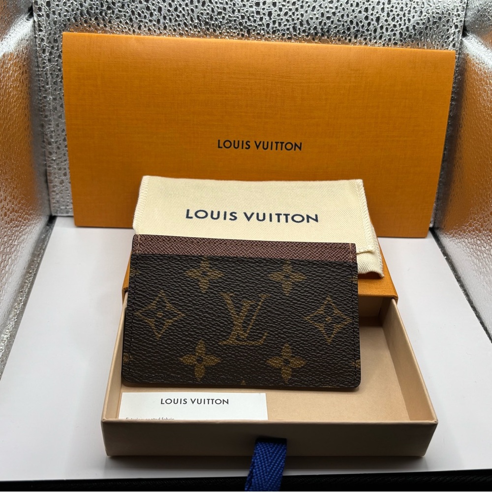 Louis Vuitton Brown Card Holder Monogram